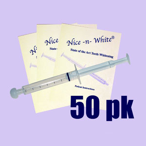 Nice -n- White 50 Syringe Pack Nice -n- White 50 Syringe Pack